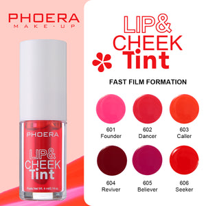 PHOERA Lip&Cheek Tint Stain Matte Finish