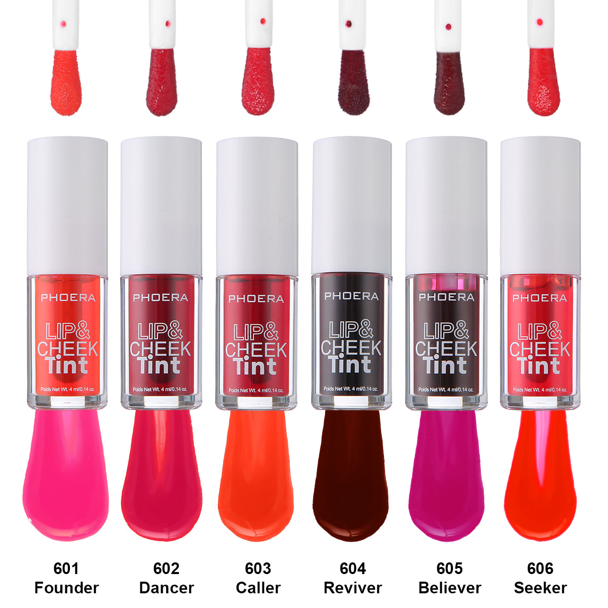 PHOERA Lip&Cheek Tint Stain Matte Finish