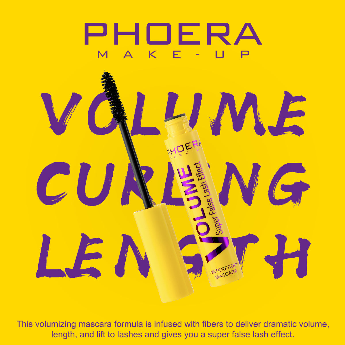 PHOERA Volumizing Waterproof Fiber Mascara