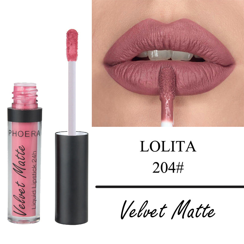 PHOERA Long lasting Velvet Matte Liquid Lipstick