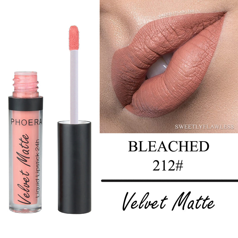 PHOERA Long lasting Velvet Matte Liquid Lipstick